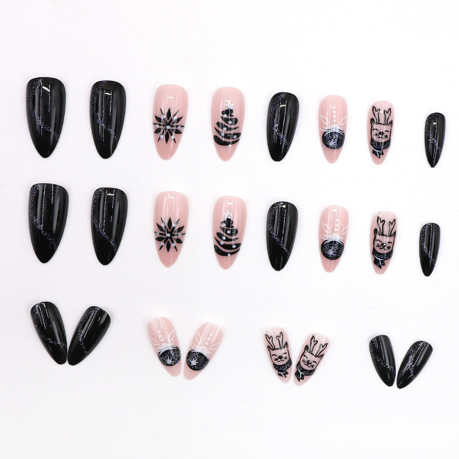 European And American Simple Blue Black Night Sky Nail Sticker