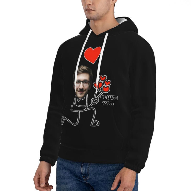 Custom Matching Hoodies for Couples Design Your Own Personalized Sweatshirt with Picture for Men Women Christmas Gift