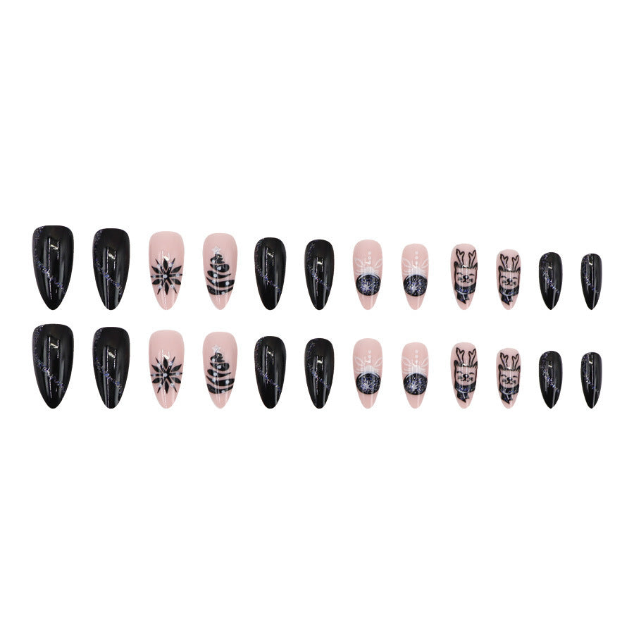 European And American Simple Blue Black Night Sky Nail Sticker